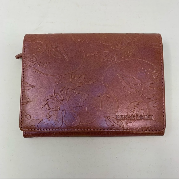 Hanae Mori Wallet Pink Women’s Vintage - Picture 1 of 10